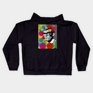 Modern man in pop-art style Kids Hoodie